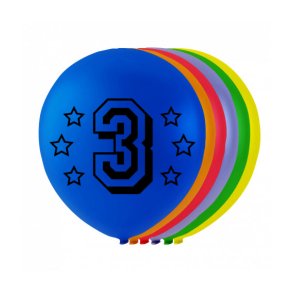 Ballon Nummer 3 26cm
