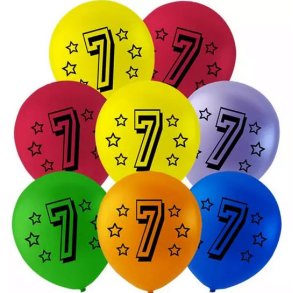 Ballon Nummer 7 26cm