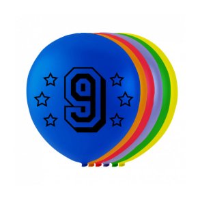 Ballon Nummer 9 26cm