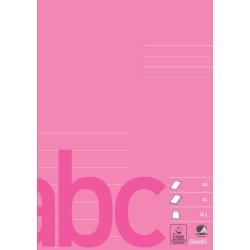 Bantex A5 kladdehfte 7 Linjer Rosa/Pink