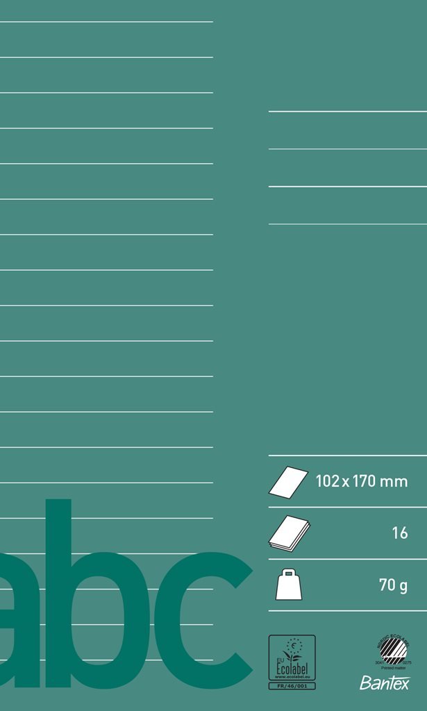 Bantex Glose Hfte Grn 102 X 170mm