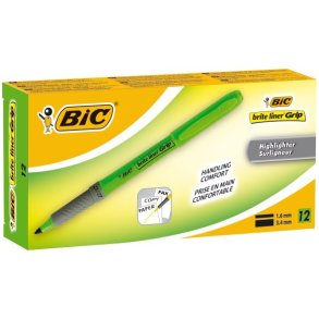 BIC overstregningspen Brite Liner Grip grn