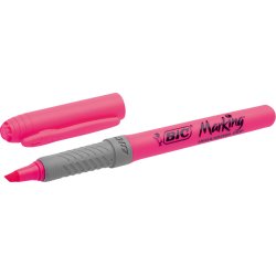 BIC overstregningspen Brite Liner Grip pink