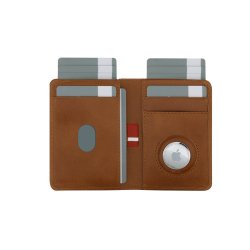 Billund Airtag Slim wallet, Tan