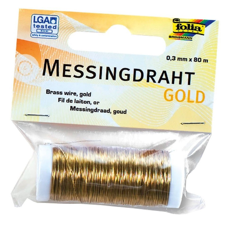 Bindetrd Guld 0,3mm X 80m