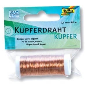 Bindetrd Kopper 0,3mm X 80m