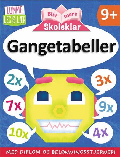 Bliv Mere Skoleklar Gangetabeller lommeformat