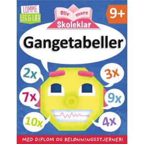 Bliv Mere Skoleklar Gangetabeller lommeformat