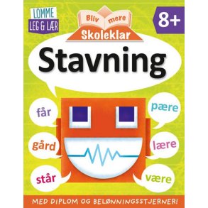 Bliv Mere Skoleklar Stavning lommeformat