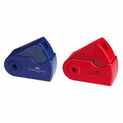 Blyantspidser Sleeve Mini Bl�/R�d 1stk