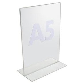 BNT Akrylskilt A5 T-fod