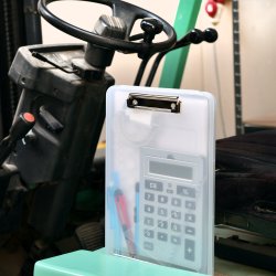 Bnt Clipboard Med Opbevaring Transperent