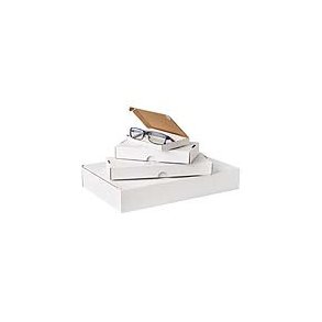 Blgepapkasse 220x143x31mm Hvid str 1