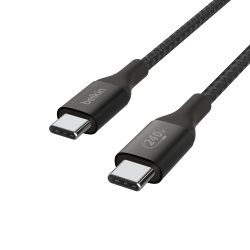 BOOST CHARGE 240W USB-C to USB-C Cable, 1m, Black
