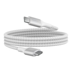 BOOST CHARGE 240W USB-C to USB-C Cable, 1m, White