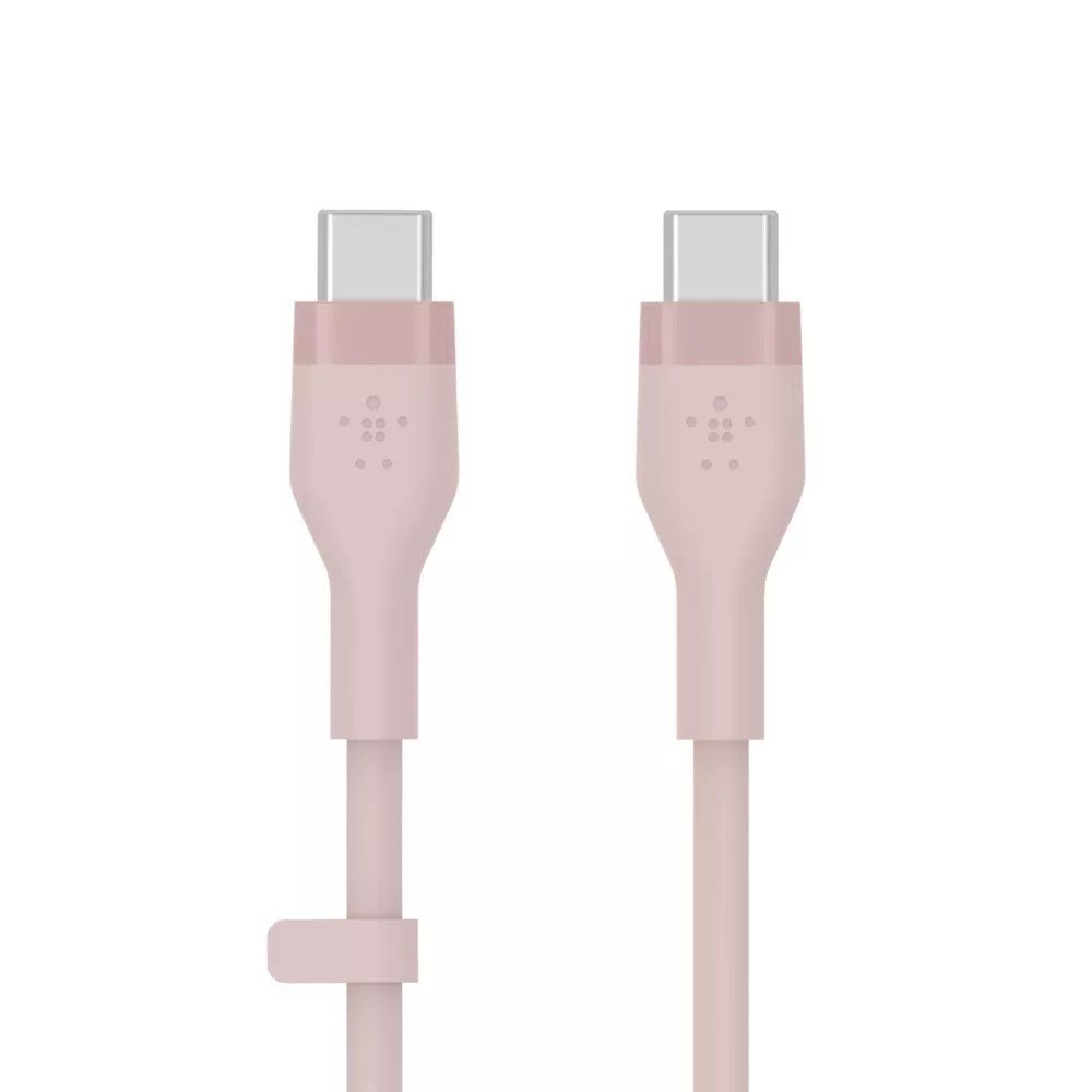 BOOST CHARGE USB-C to USB-C 2.0 Silicone Pink (2m)