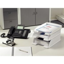 Brevbakke Plus Jumbo stabelbar sort