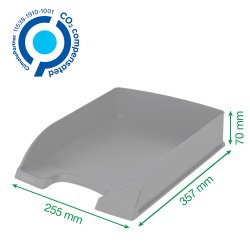 Brevbakke recycle stabelbar A4 grn