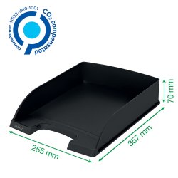 Brevbakke recycle stabelbar A4 sort