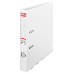 Brevordner No1 Power PP A4 50mm hvid