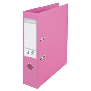 Brevordner Solea No1 PP A4 75mm lilla