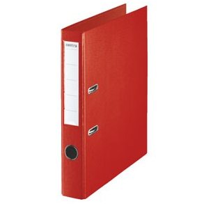 Brevordner u/metalskinne PP A4 50mm rd