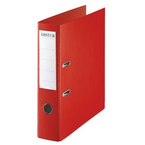 Brevordner u/metalskinne PP A4 75mm rd