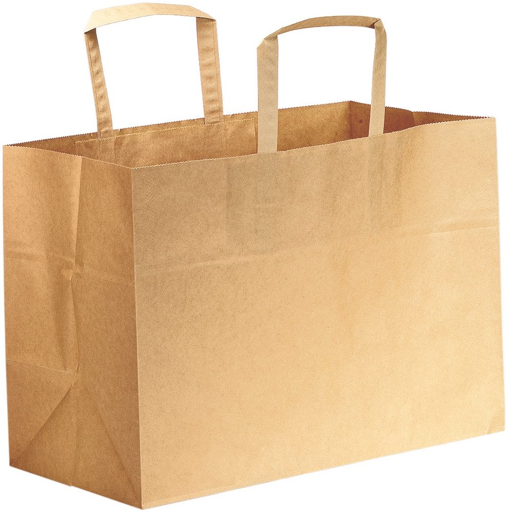 Brun papirpose  3 kg 230x360mm 25 stk