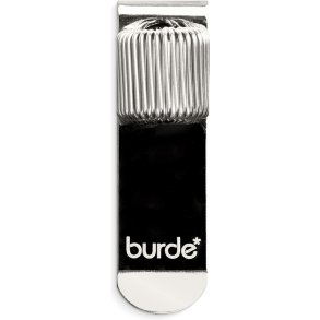 Burde Penneholder m. Clips Chrome til 1 pen