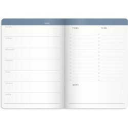 Burde Week Planner Undated Blue