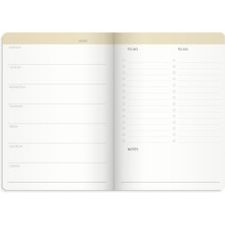Burde Week Planner Undated Blue