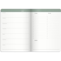 Burde Week Planner Undated Blue