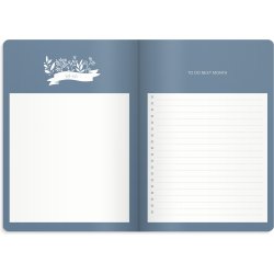 Burde Week Planner Undated Blue