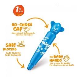 Carioca Baby Teddy Marker 6 stk