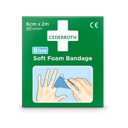 Cederroth Soft Foam Bandage Bl 6cmx2m