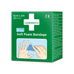 Cederroth Soft Foam Bandage Bl 6cmx2m
