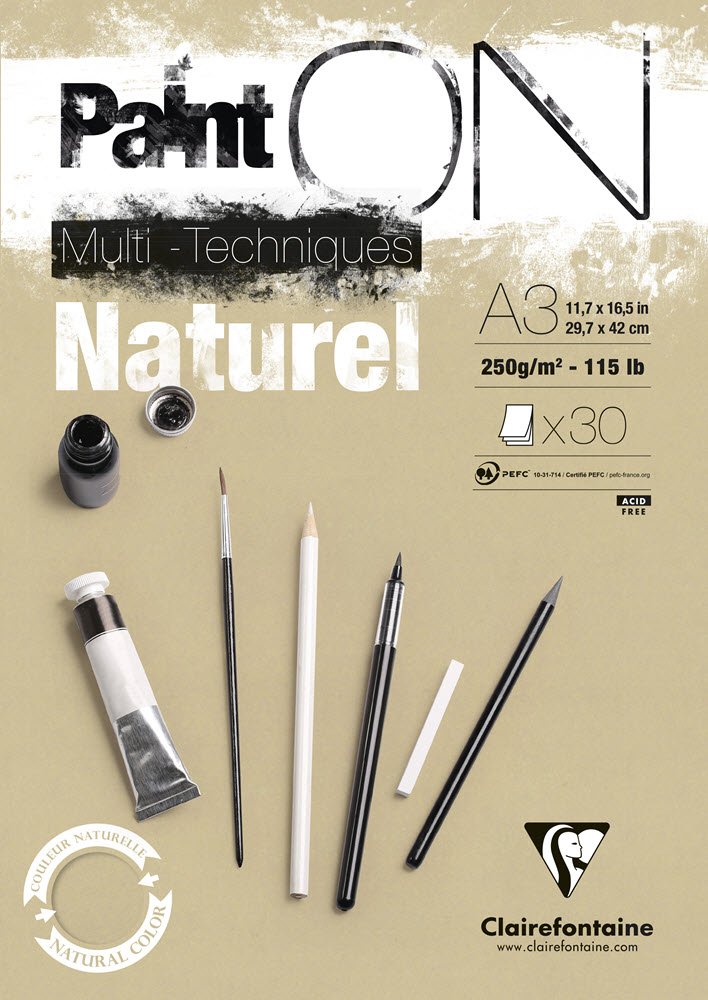 CF Paint On Naturel A3 250gr