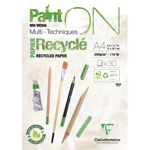 CF Paint'On papier Recycl 250gr A4 30ark