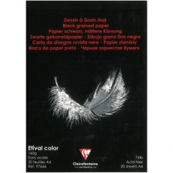 CF sort skitseblok A4