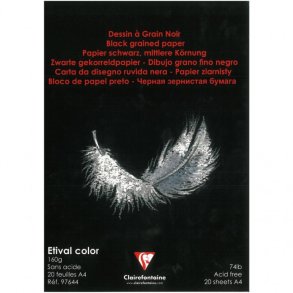 CF sort skitseblok A4