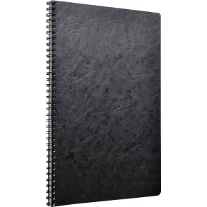 CF spiral Notesbog A4 Kvad Sor