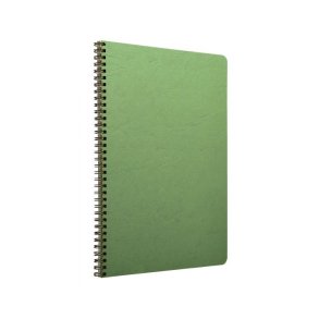 CF spiral Notesbog A4 Lin Grn