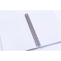 CF spiral Notesbog A5 Lin Bl