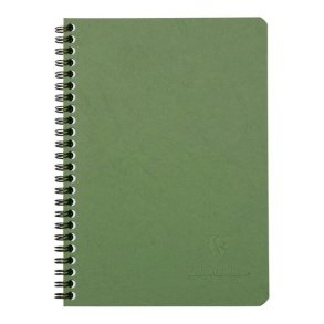 CF spiral Notesbog A5 Lin Grn