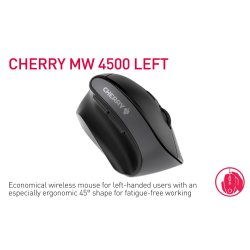 Cherry&nbsp;MW&nbsp;4500 Left Wireless Mouse, Black