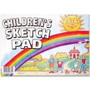 Children's Sketch Pad M regnbue A4