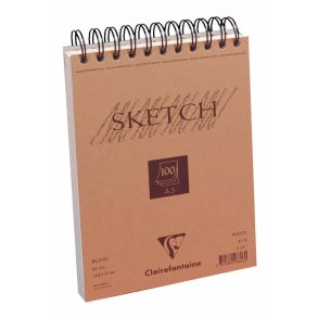 Clairefontain Sketch Book A5 100ark 90gr
