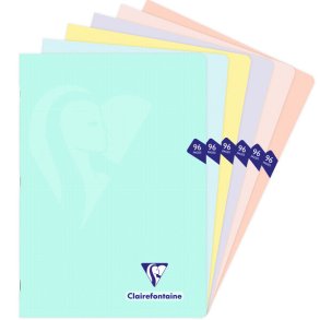 ClaireFontaine A4 Kvad pastel