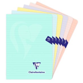 ClaireFontaine A5 Lin pastel
