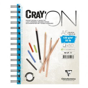 ClairFontaine CrayOn A5 med Spiral